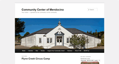 Desktop Screenshot of communitycenterofmendocino.org